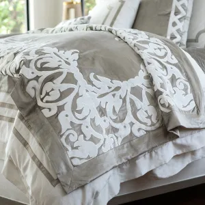 Jackie Throw Fawn Matte Velvet Ivory Matte Velvet 42X98