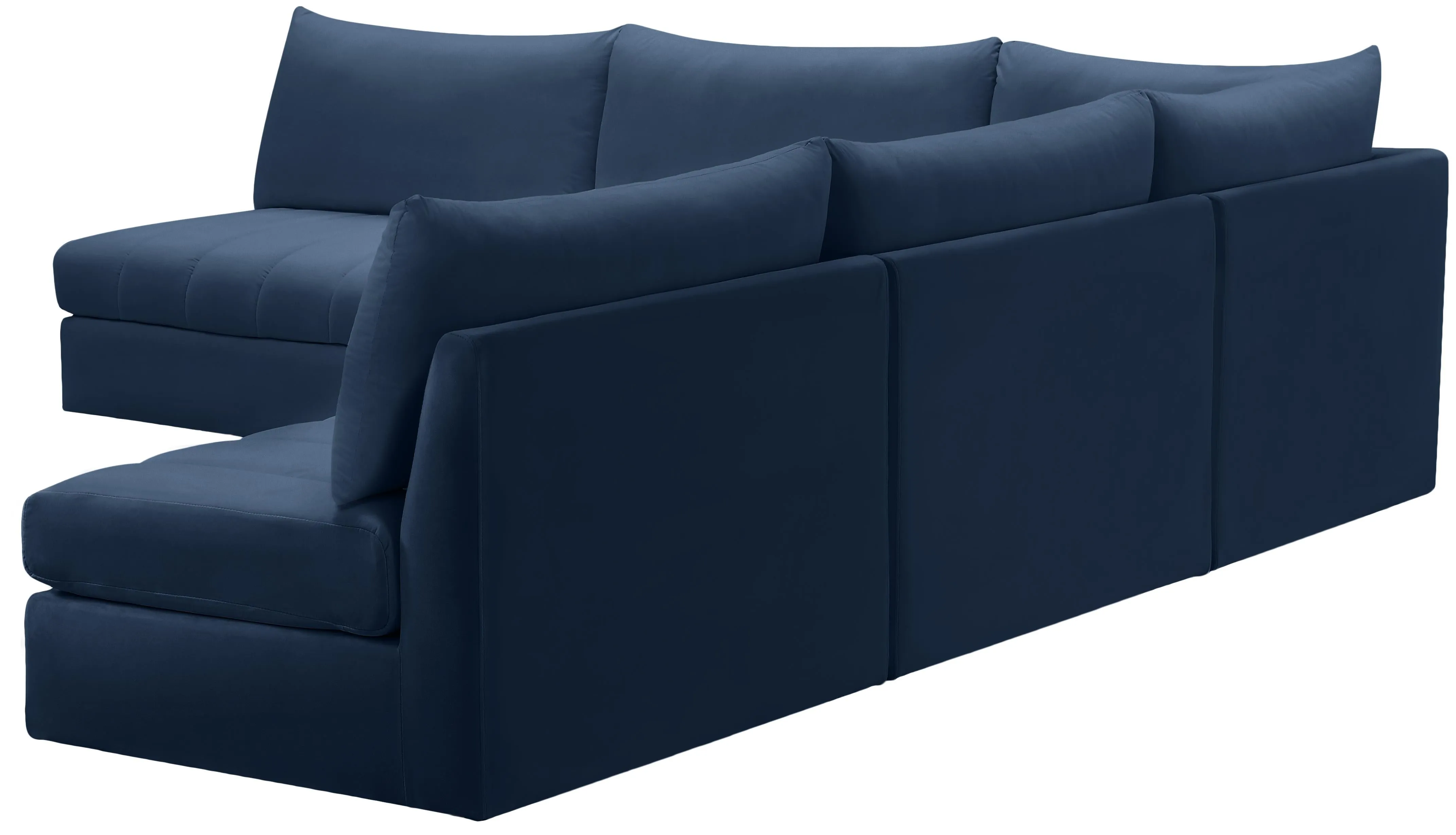 Jacob Navy Velvet Modular Sectional