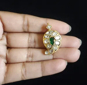 Jadau Kundan Simple Pendant Mango Design U20