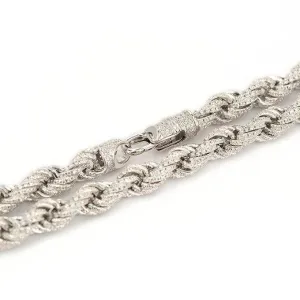 JDB1003 - CZ Silver Rope Chain