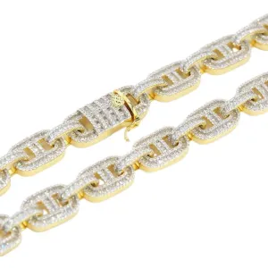 JDB1005 - 12MM CZ Silver Chain