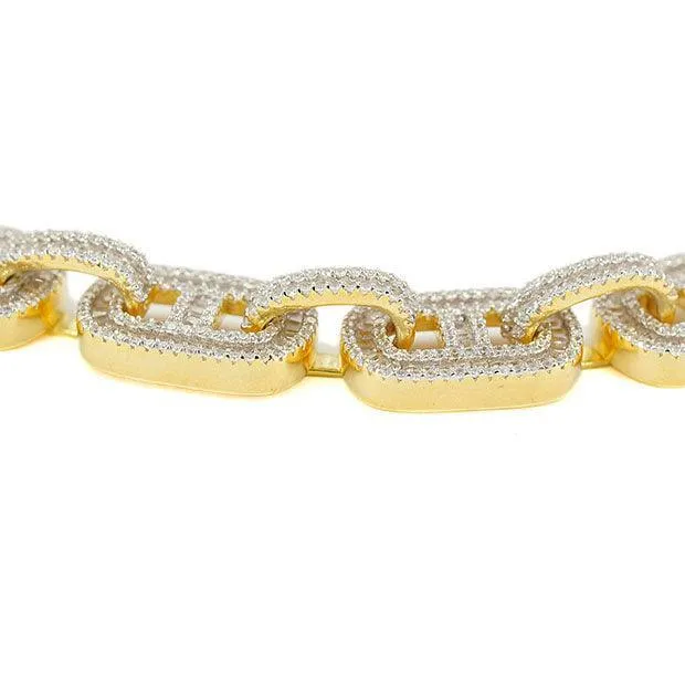 JDB1005 - 12MM CZ Silver Chain