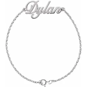 JDSP653423 - SCRIPT NAMEPLATE BRACELET