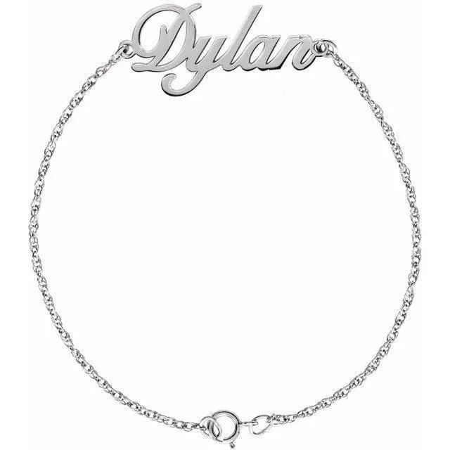 JDSP653423 - SCRIPT NAMEPLATE BRACELET