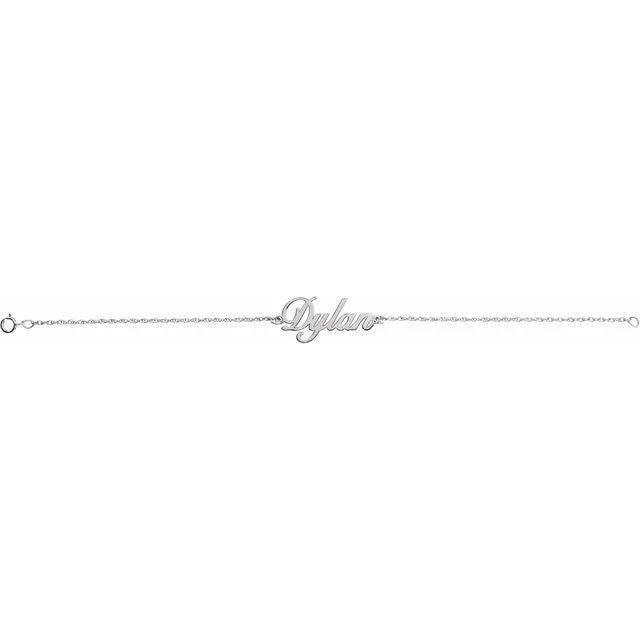 JDSP653423 - SCRIPT NAMEPLATE BRACELET
