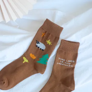 Jesus Is My Shepherd, I Lack Nothing {Socks}