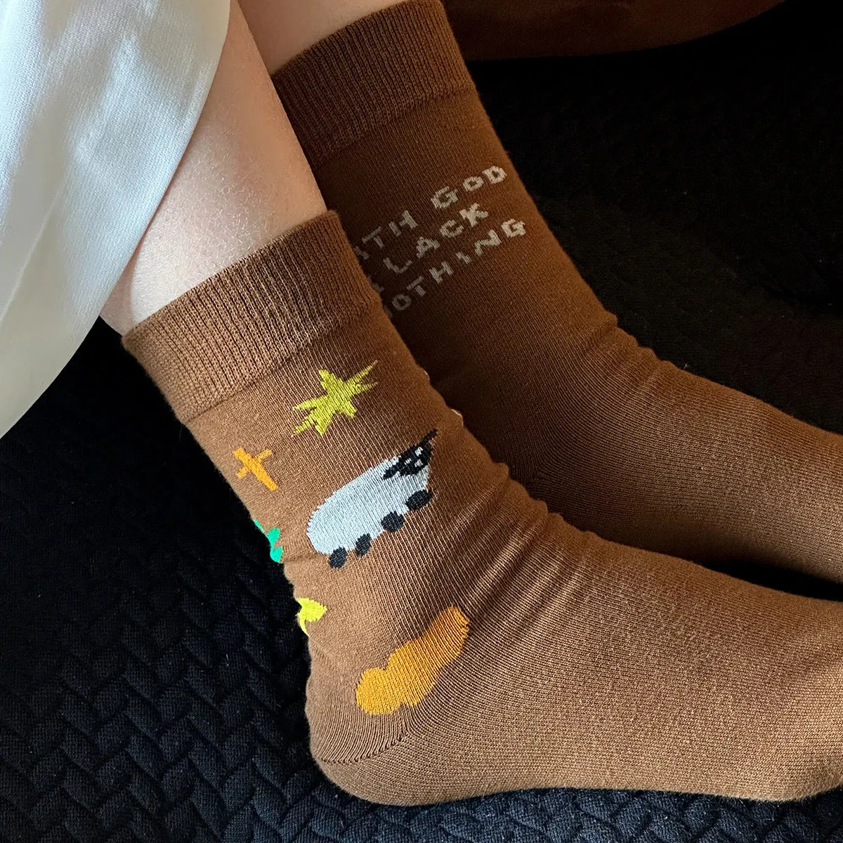 Jesus Is My Shepherd, I Lack Nothing {Socks}