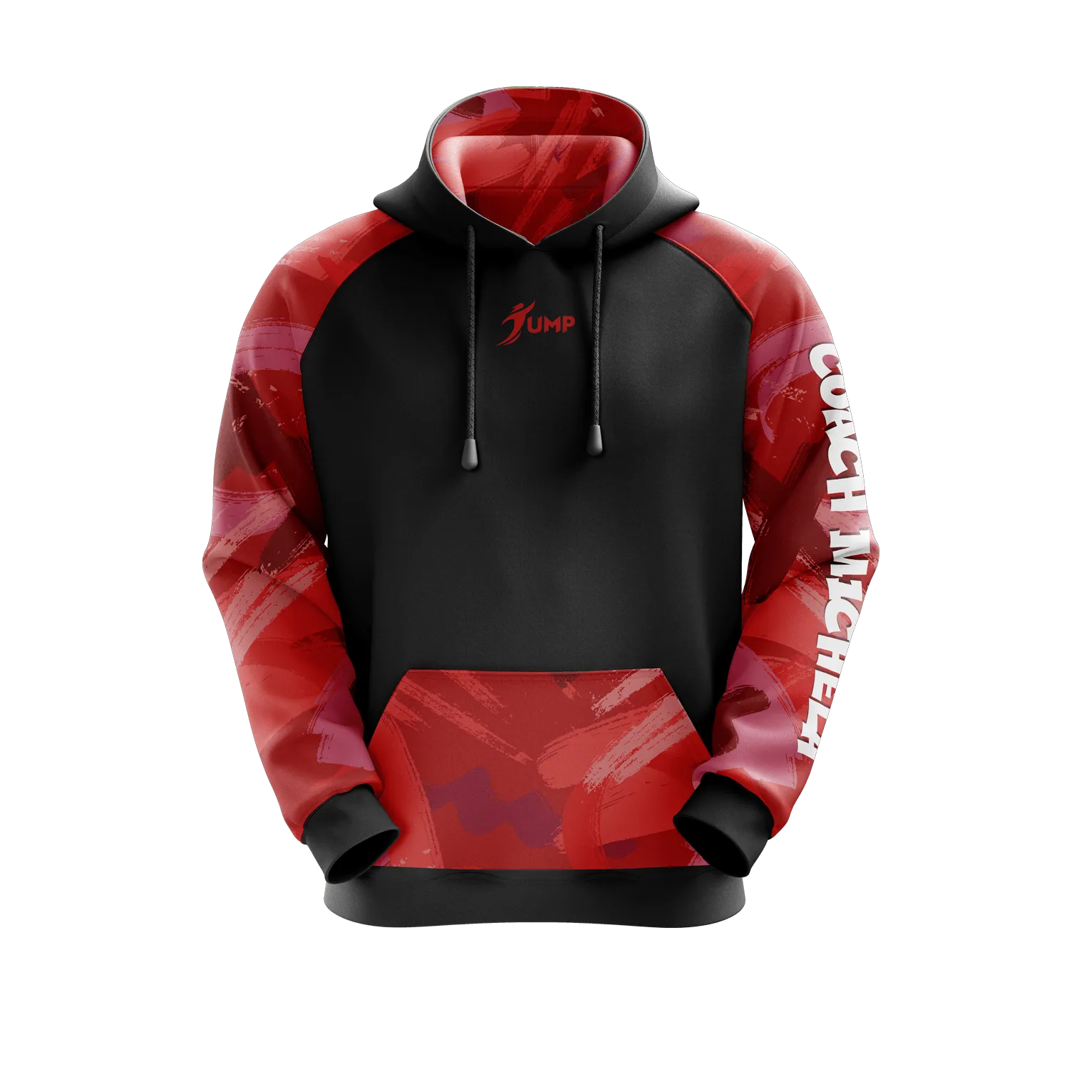 Jump Hoodie - Red Brush