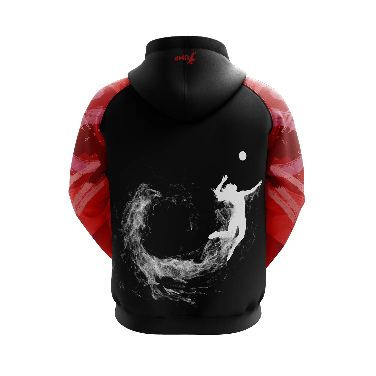 Jump Hoodie - Red Brush