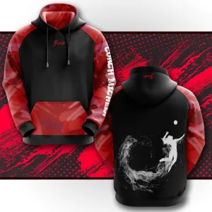 Jump Hoodie - Red Brush