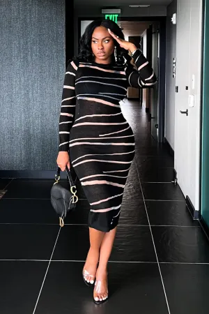 KHLOE EXCLUSIVE MIDI | DRESS