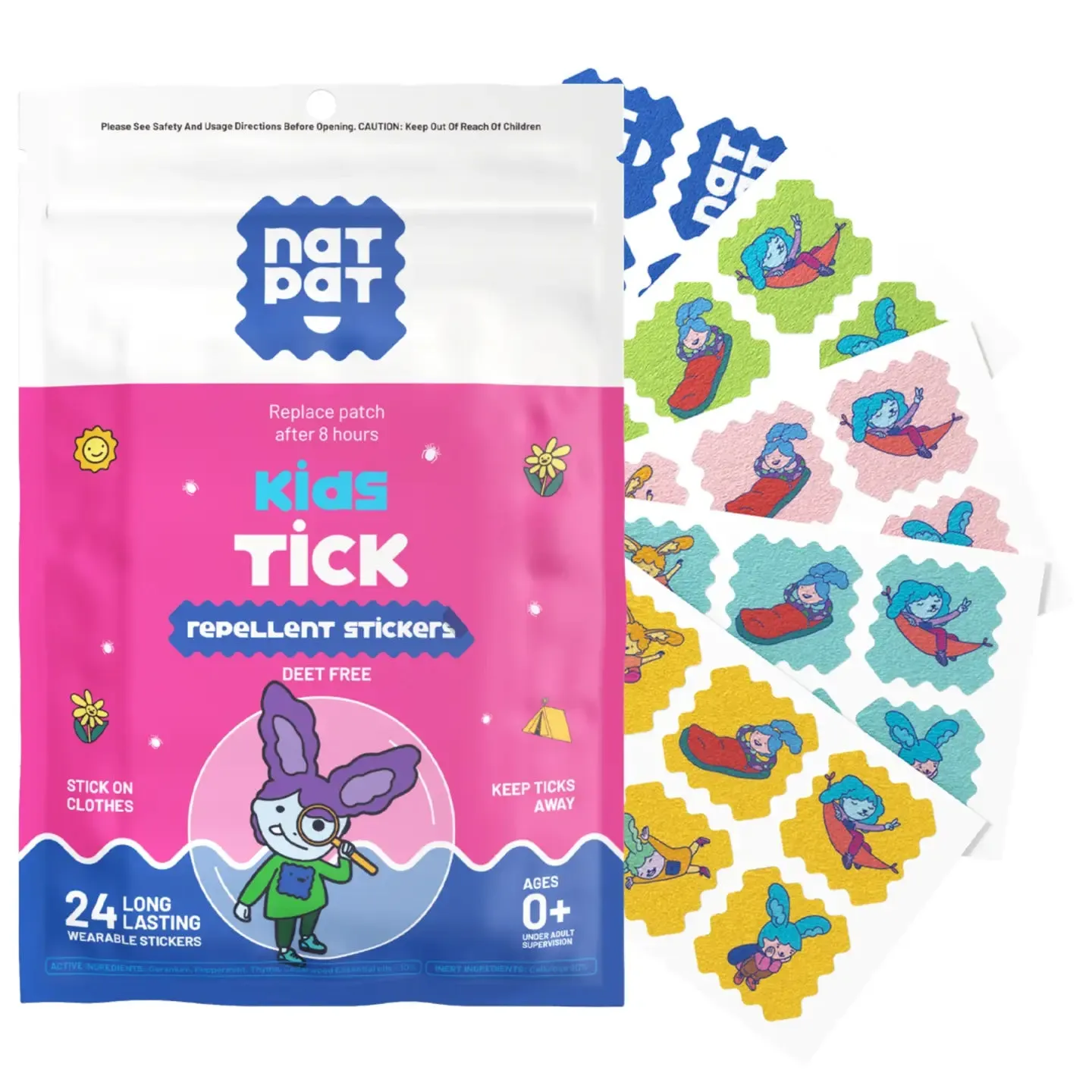 Kids Tick Repellent Stickers | Insect Repellent Stickers