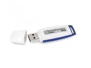 Kingston Dtig3 Memoria Usb Data Traveler I G3, 16 Gb, Usb 2.0, Blanco/Azul