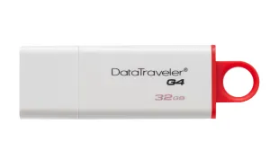 Kingston Dtig4/32gb 32gb Memoria Usb 3.0 Blanco/rojo