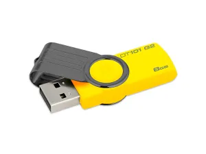 Kingston Kc U308 G 2 X2 Y2 Dt101 G2 8 Gb Memoria Usb Amarillo Neon