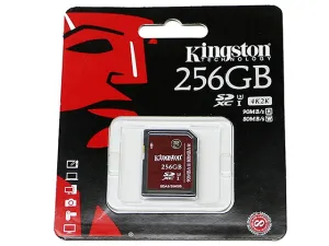 Kingston Memoria Flash 256 Gb Sdxc Uhs I Speed Clase 3