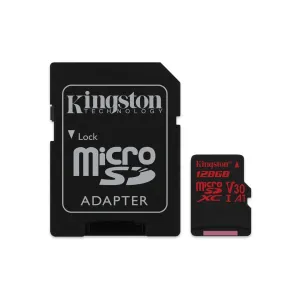 Kingston Sdcr/128 Gb Memoria Micro Sdhc100 R 80 W Clase 10 V30 128 Gb