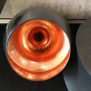Kubah Light Shade in Black with Copper