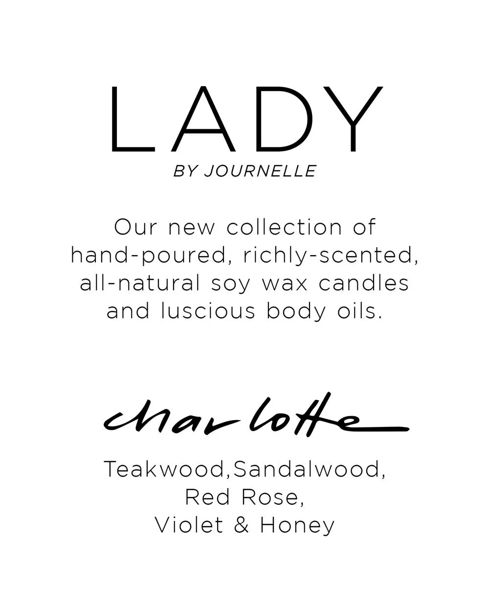LADY x Charlotte Body Oil