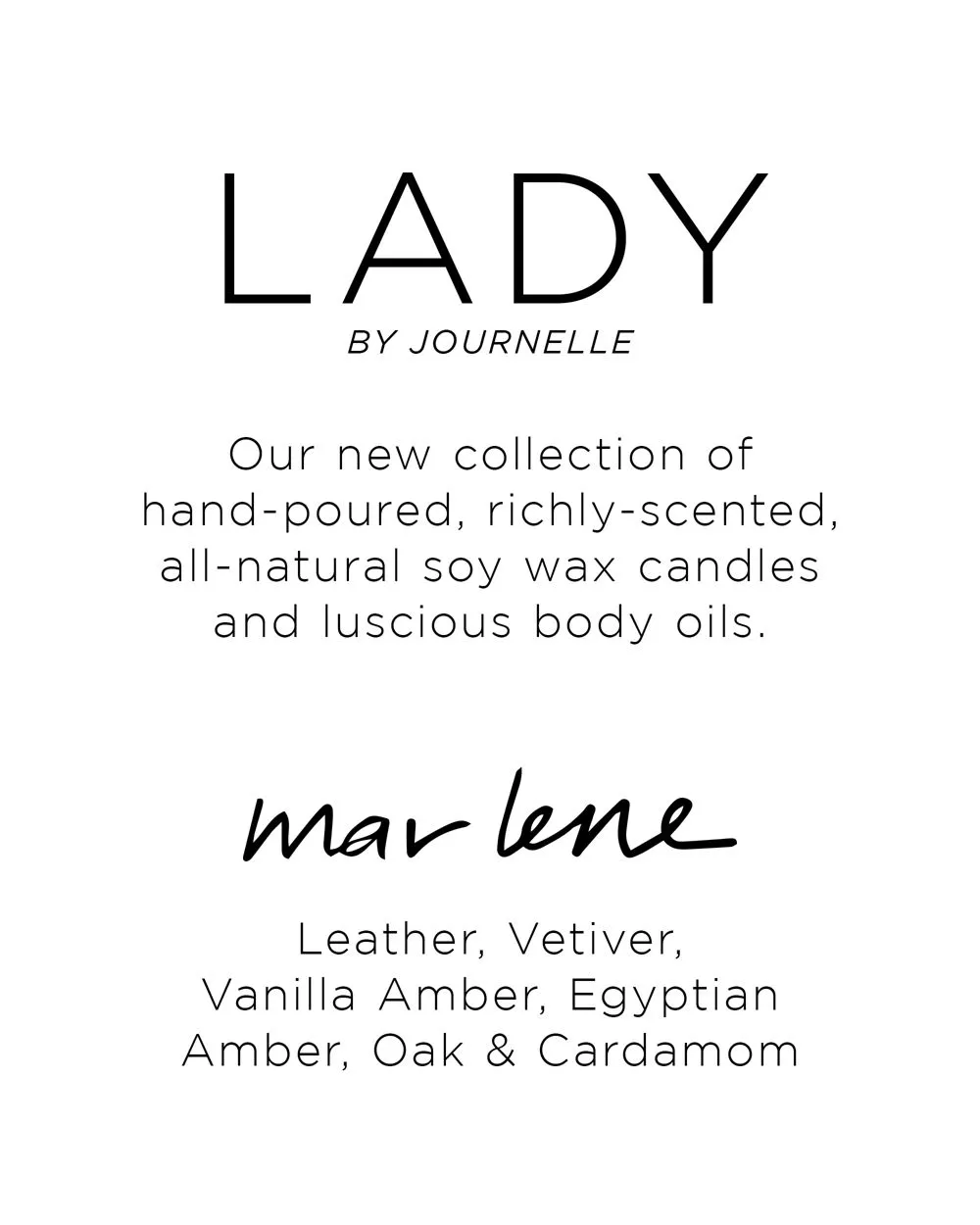LADY x Marlene Body Oil