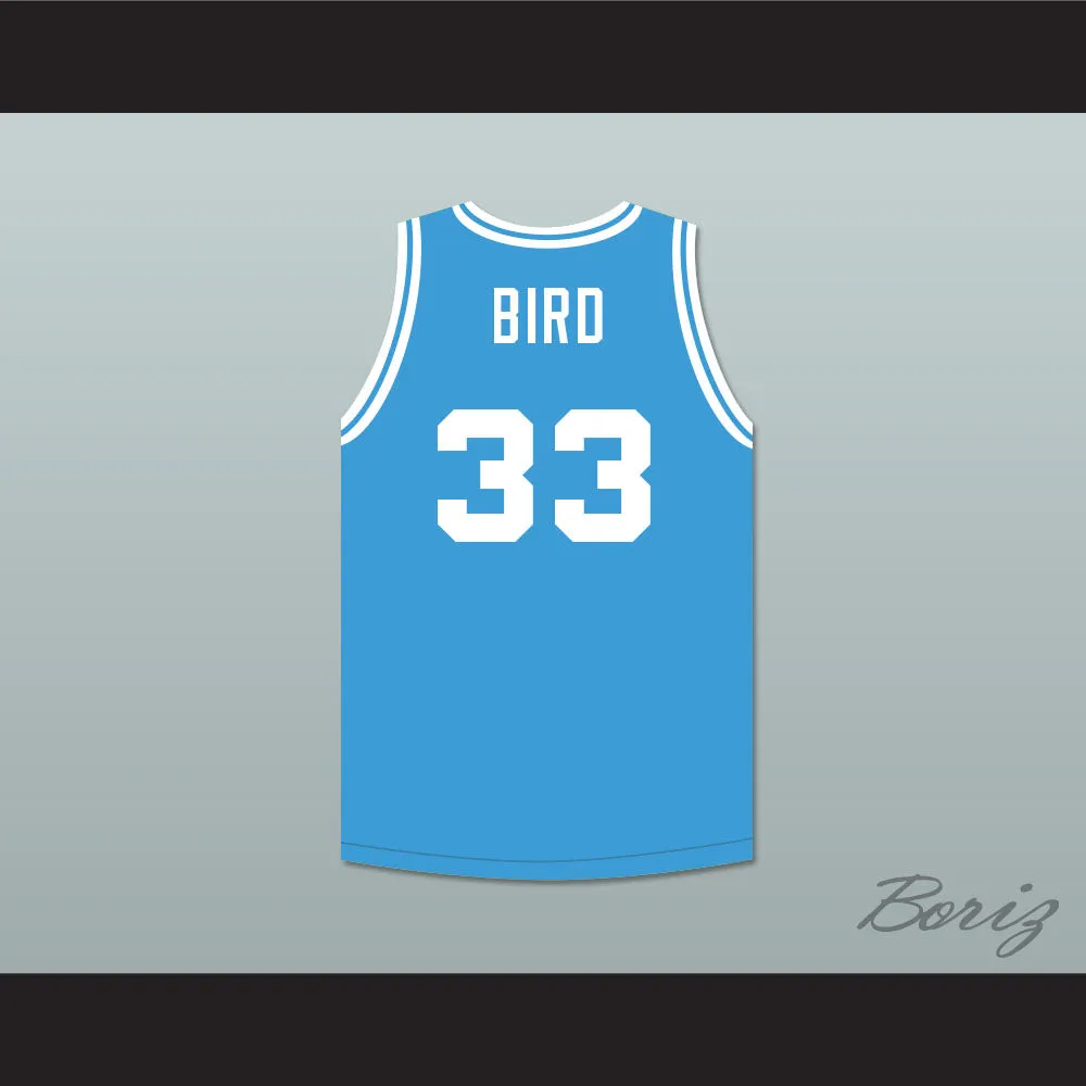 Larry Bird 33 Twitter Light Blue Basketball Jersey