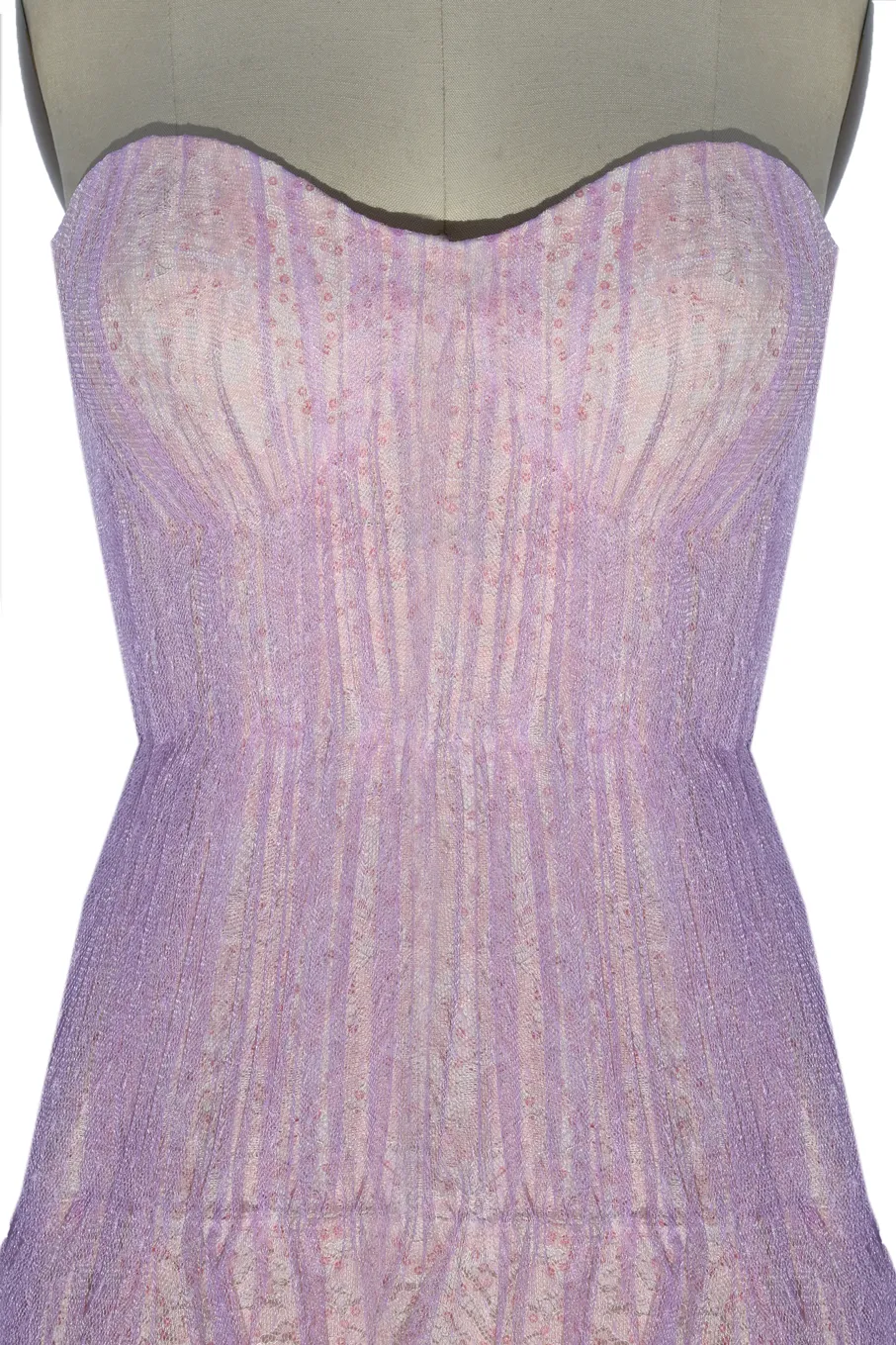 Lavender Tulle Lace Garden Gown