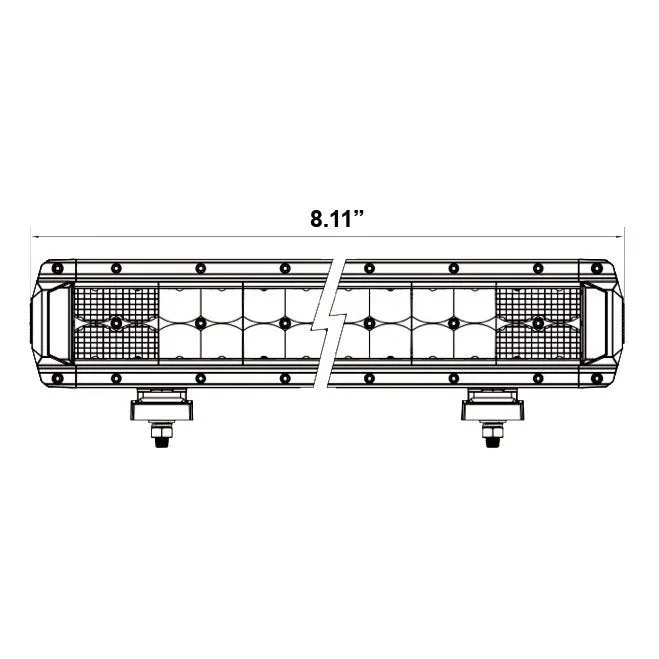 LED Bar 8" Dual Row