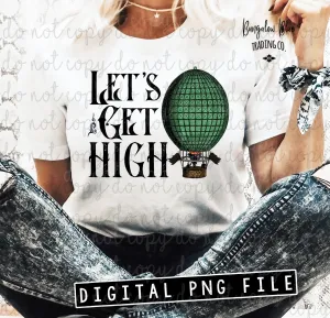 Let's Get High with Plain Flag Digital Download