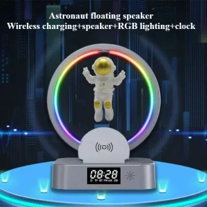 Levitation Astronaut Light Bluetooth Speaker Outdoor Wireless Phone Charger Bass Cannon Portable Speaker