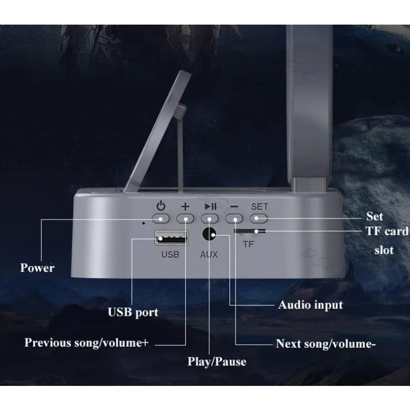 Levitation Astronaut Light Bluetooth Speaker Outdoor Wireless Phone Charger Bass Cannon Portable Speaker