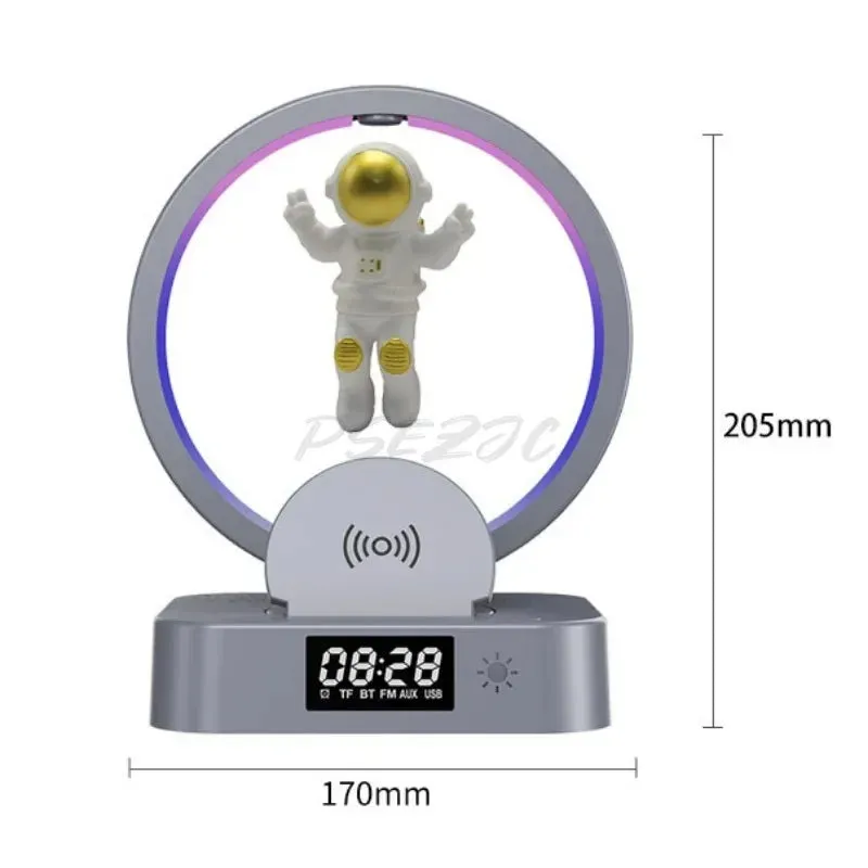 Levitation Astronaut Light Bluetooth Speaker Outdoor Wireless Phone Charger Bass Cannon Portable Speaker
