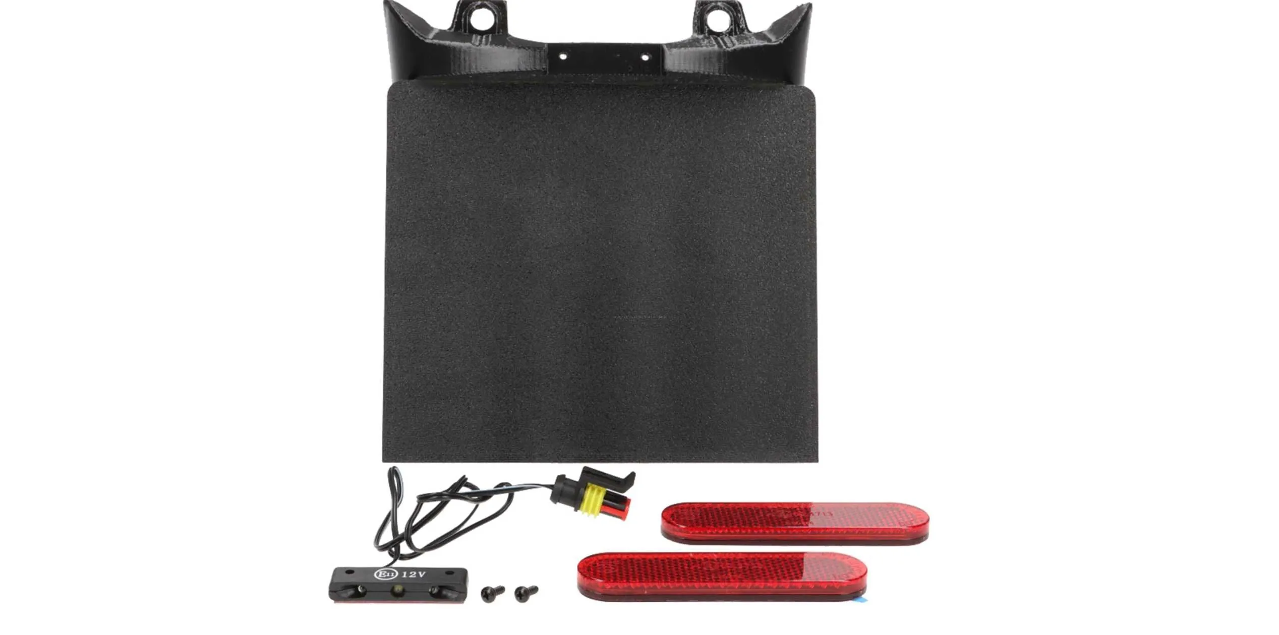 License Plate Holder and License Plate Light MOTO NOSTRA Unpainted | Vespa GTS 125-300cc