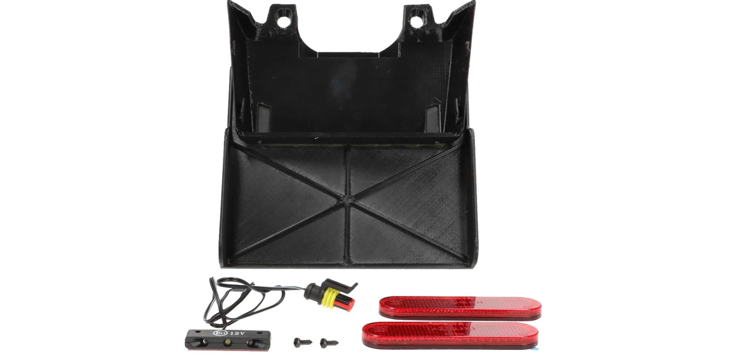 License Plate Holder and License Plate Light MOTO NOSTRA Unpainted | Vespa GTS 125-300cc