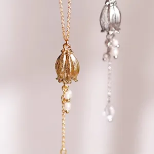 Lily of the Valley Necklace in Gold
