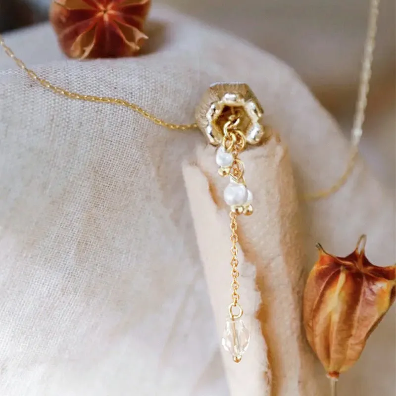 Lily of the Valley Necklace in Gold
