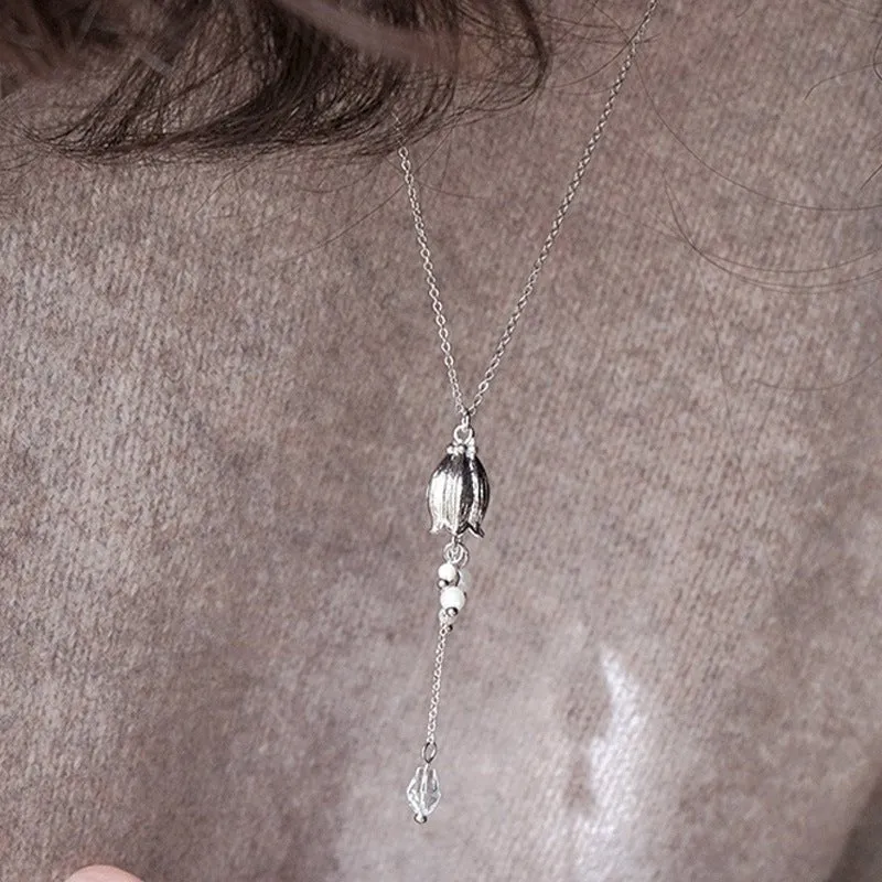 Lily of the Valley Necklace in Gold