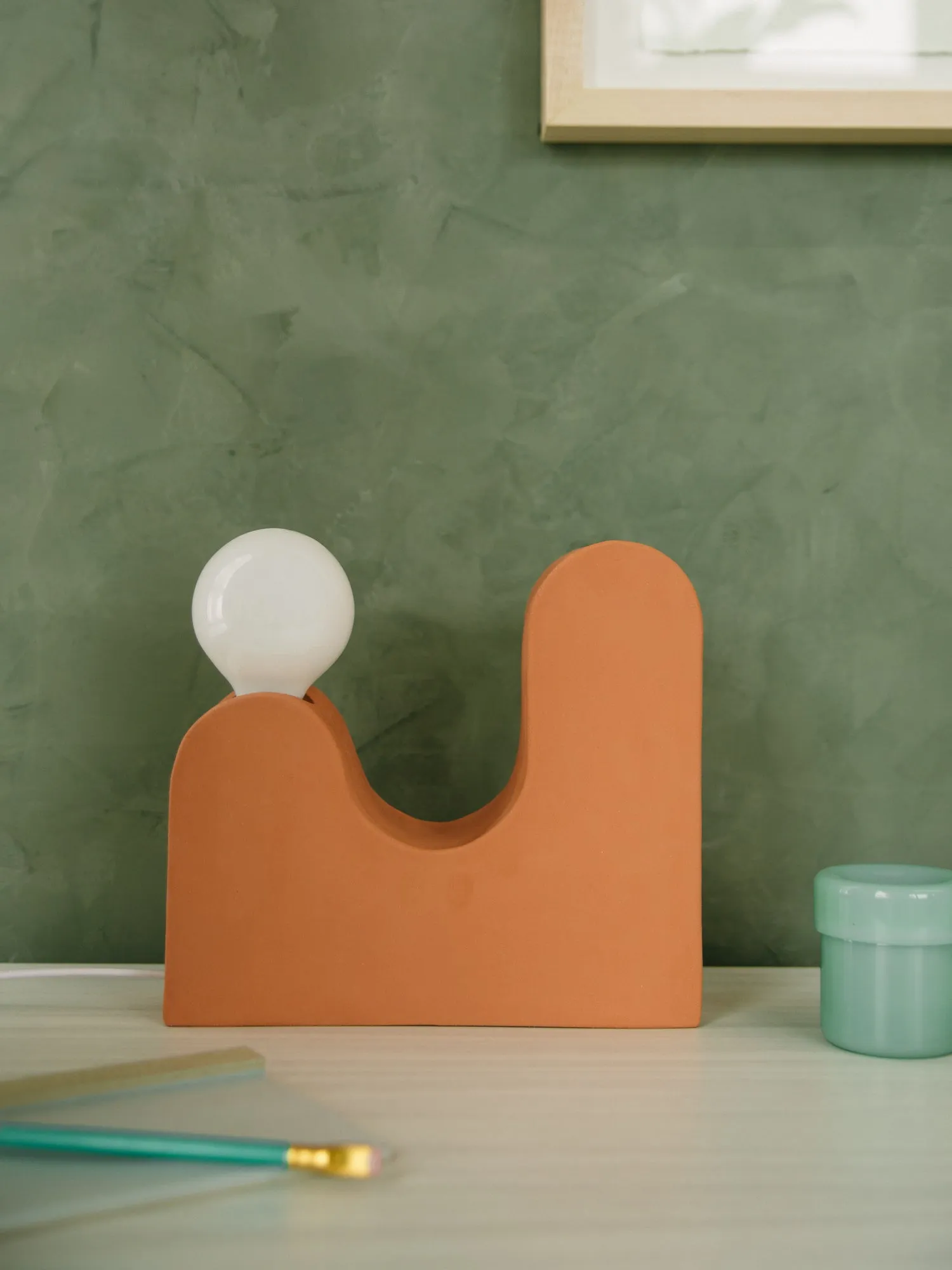 Little Hills Table Lamp, Terracotta