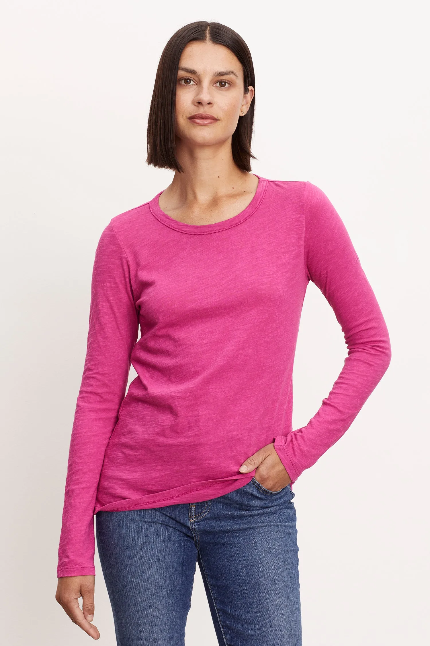 Lizzie Long Sleeve Crew Tee