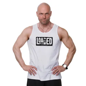 Loaded Barcode Tank - White
