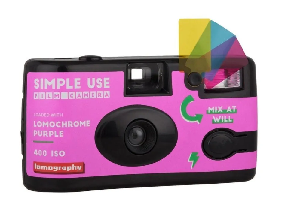Lomography 35mm Simple-Use Camera - LomoChrome Purple Film