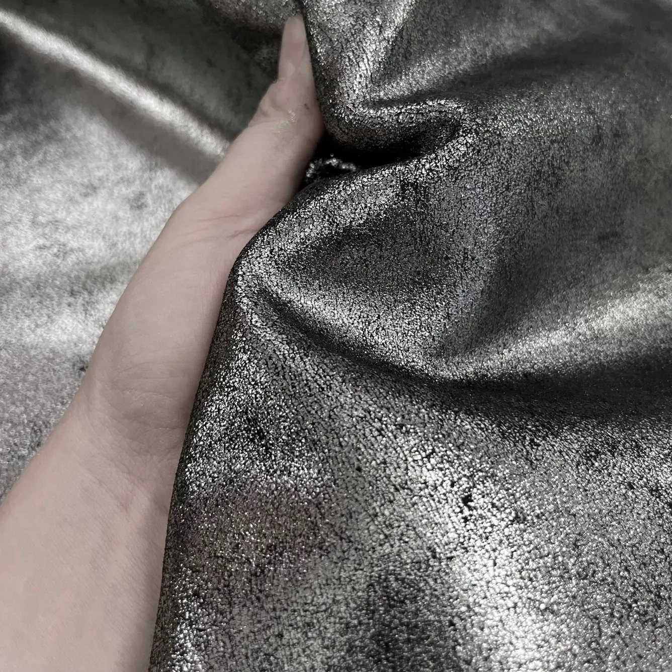 Londarina Metallic Foil Cow Suede | 2 Week Lead Time