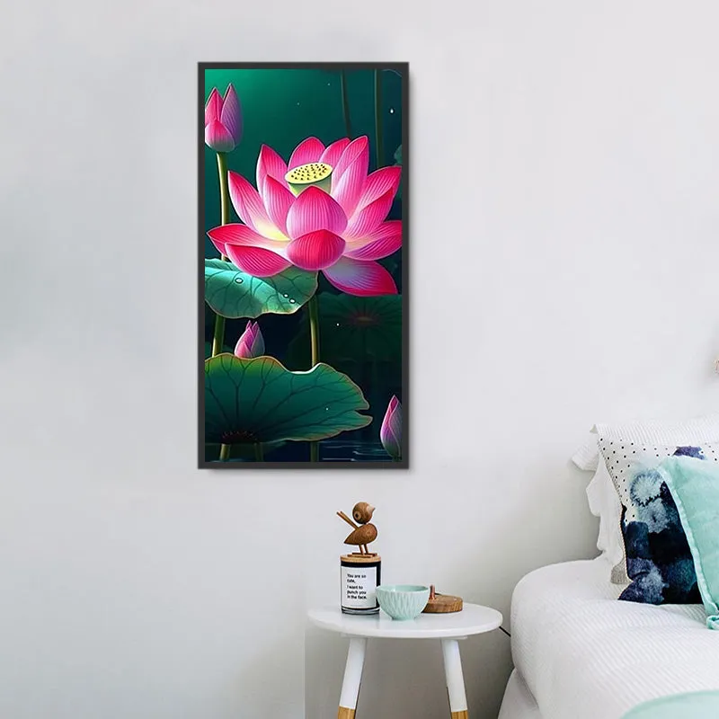 Lotus Diy Paint By Numbers Kits UK For Adult Kids MJ2634