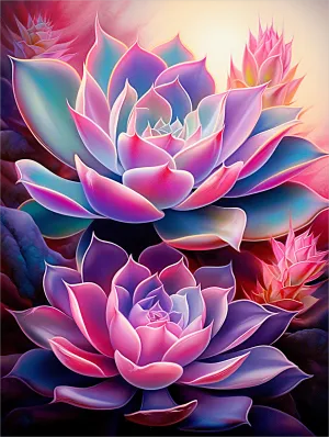 Lotus Paint By Numbers Kits UK MJ2647