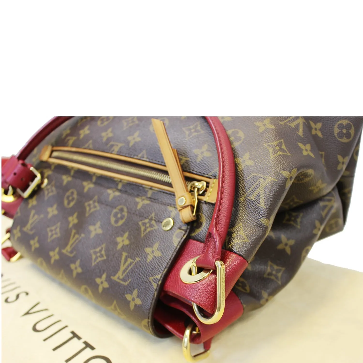LOUIS VUITTON Olympe Aurore Monogram Canvas Satchel Shoulder Bag - 20% OFF