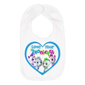 Love Your Zoonicorn, Group, Infant Bib