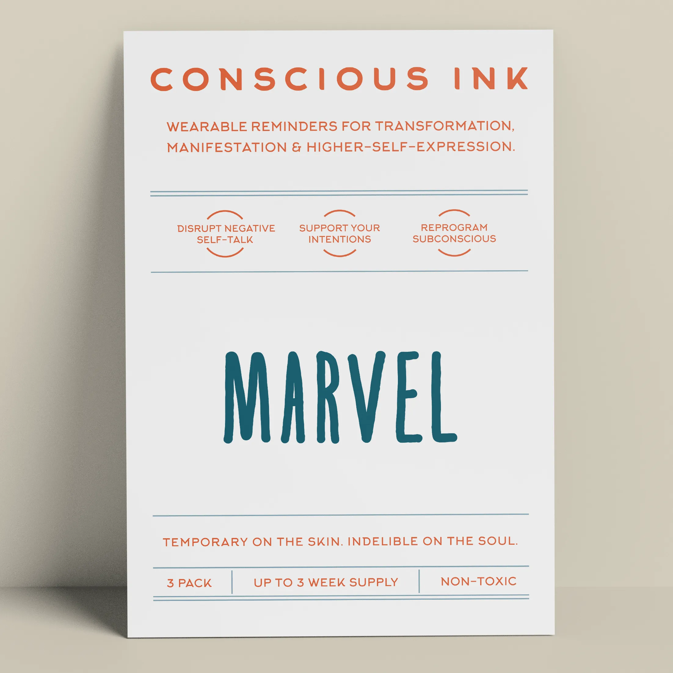 Marvel Manifestation Tattoo