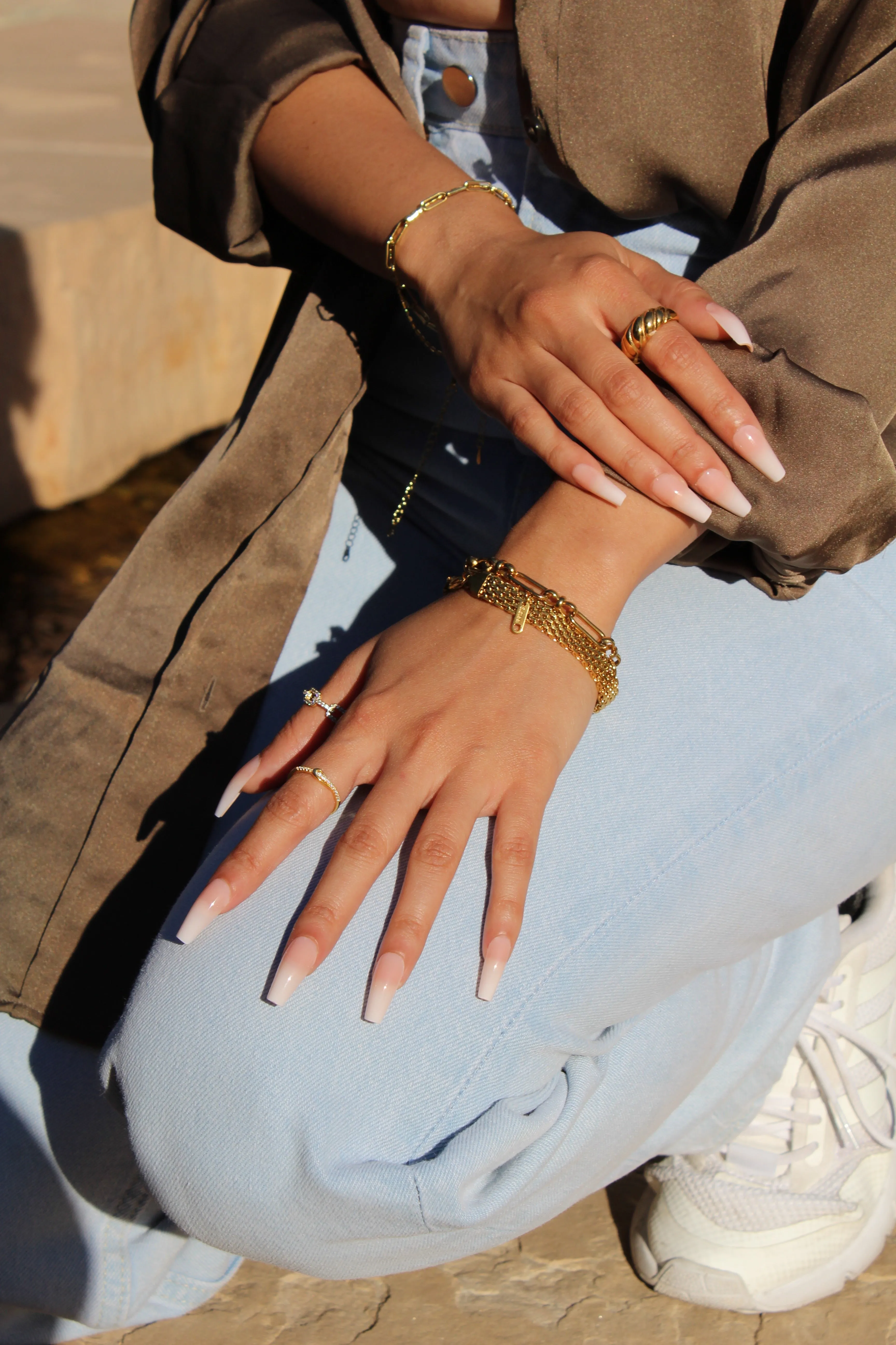 Maryam Gold Mesh Bracelet