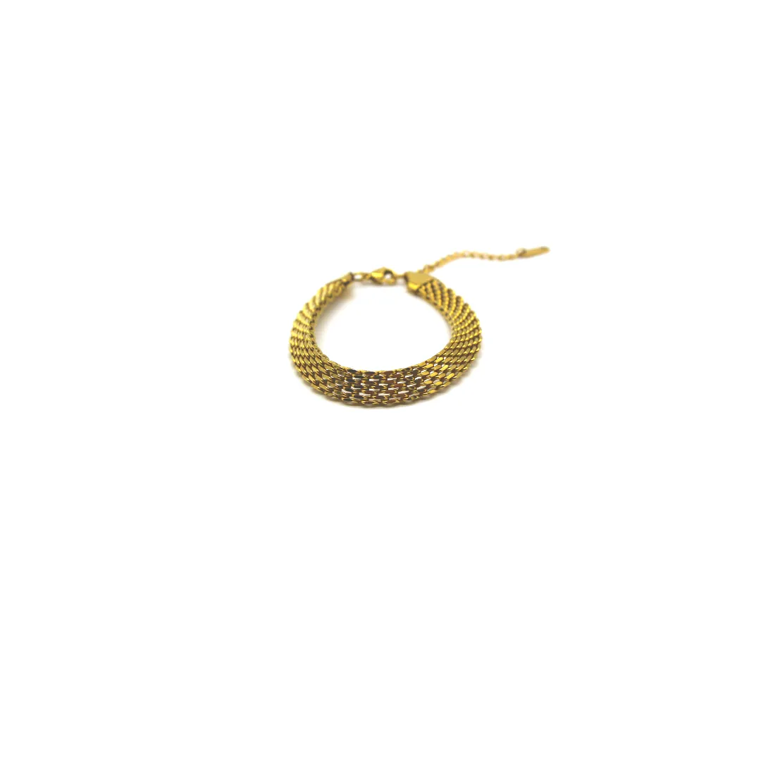Maryam Gold Mesh Bracelet