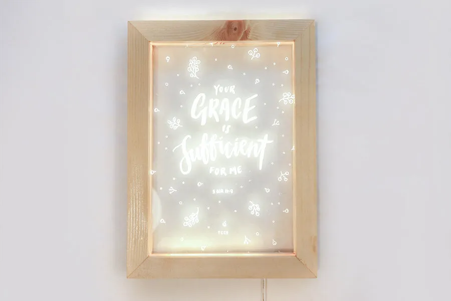 May God Bless This Home {Night Light}