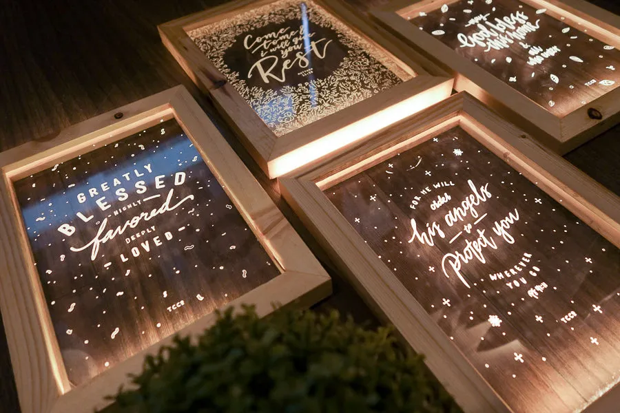 May God Bless This Home {Night Light}